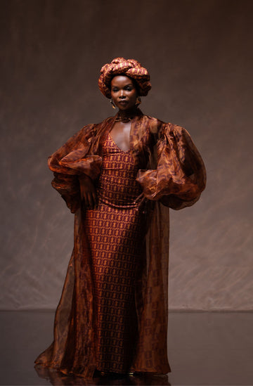 Wanni Fuga Anagram Slip dress